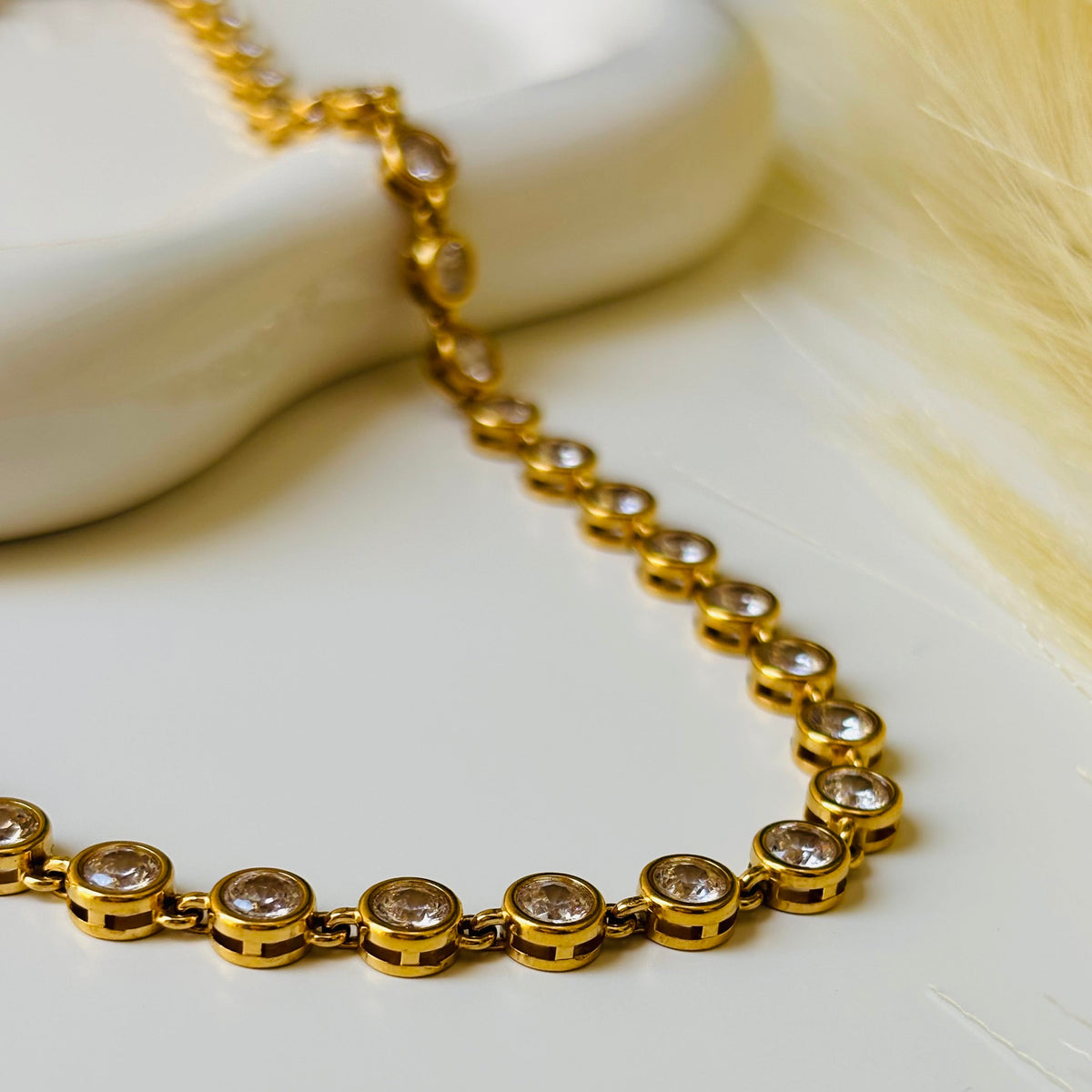 Bezel Necklace