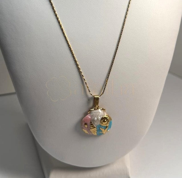Seashell Charm Necklace