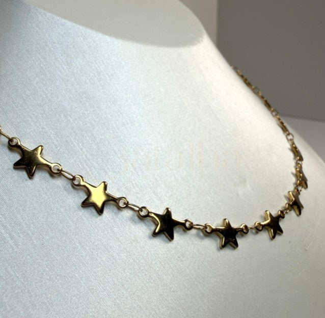 Gold Starburst Necklace