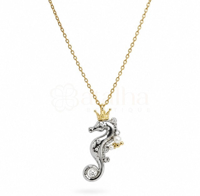 Royal Seahorse Necklace