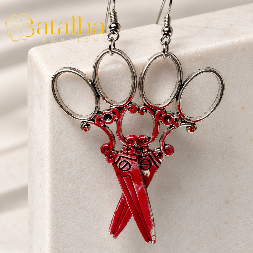 Bloddy Scissors Earrings