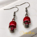 Bloddy Skull Dangle Earrings
