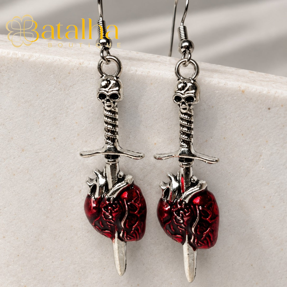 Gothic Skull Earrings