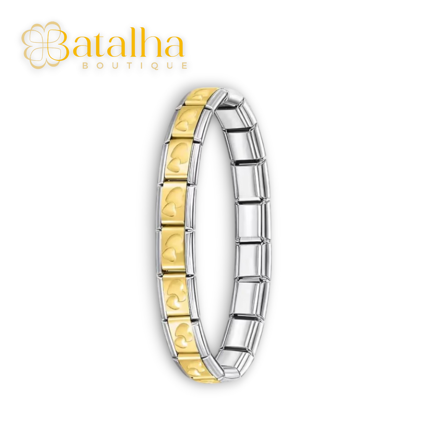 Golden Heart Duo Bracelet
