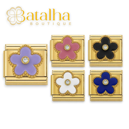 Gold Flower Charm