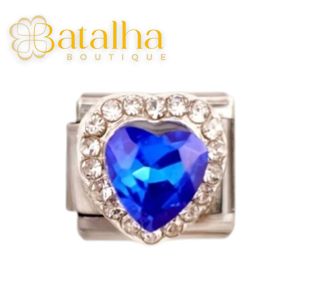 Crystal Heart Charms
