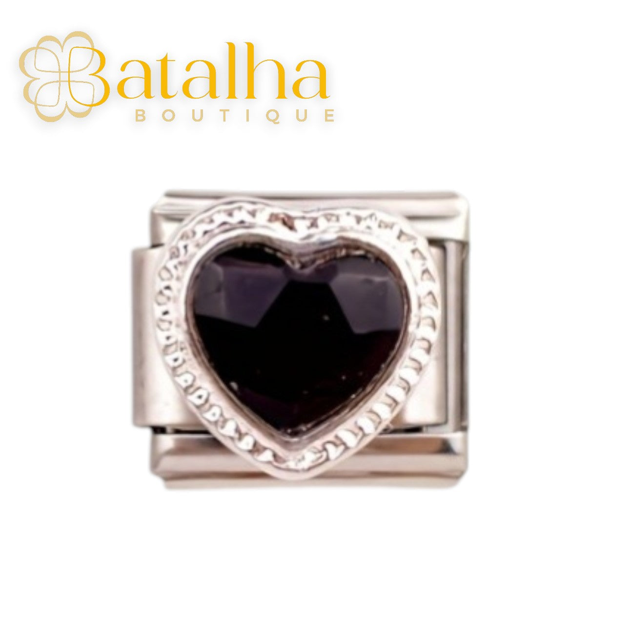 Crystal Heart Charms