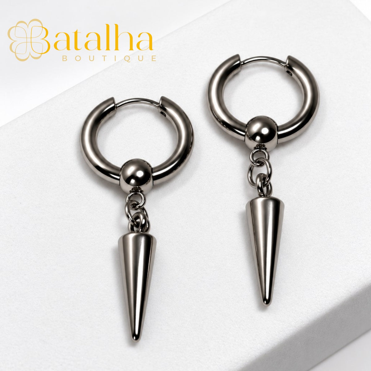 Spike Hoop Earrings