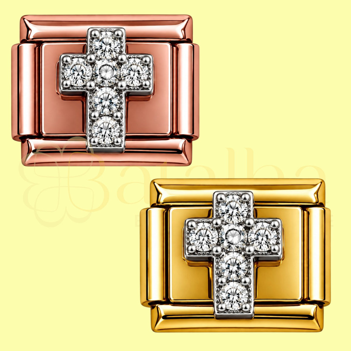 Cross Diamond Charms
