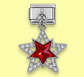 Giant Red Star Charm