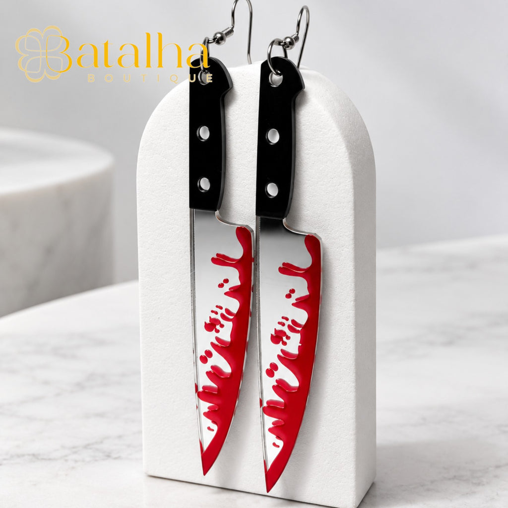 Bloody Knife Earrings