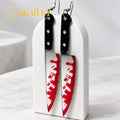 Bloody Knife Earrings