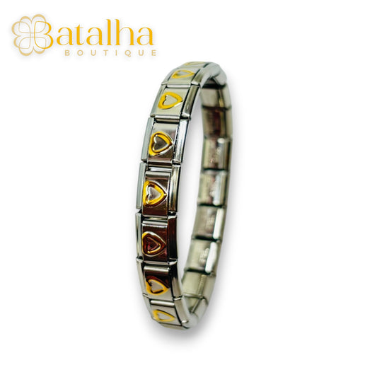 Silver Heart Bracelet