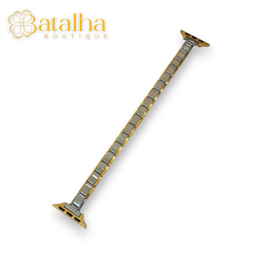 Silver Gold Apple Watch Bracelet