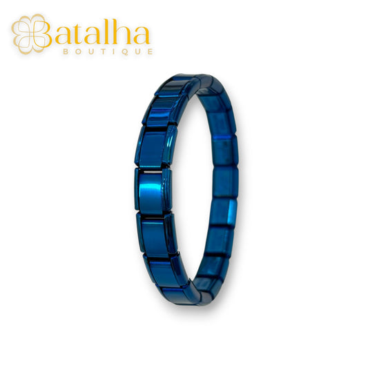 Metalic Blue Bracelet