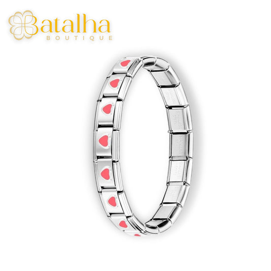 Pink Heart Bracelet