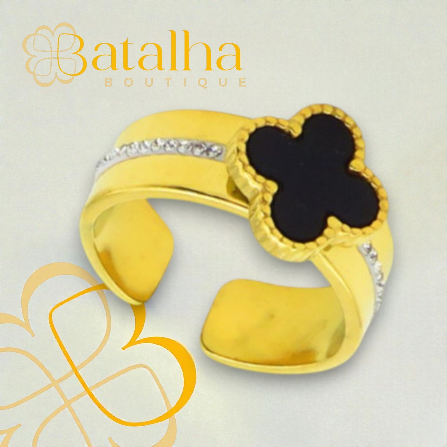 Night Clover Ring