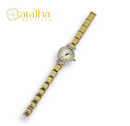 Silver Shine Multicolor Italian Watch